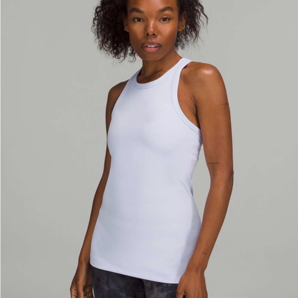 Lululemon Align Waist Length Pastel Blue Racerback Tank